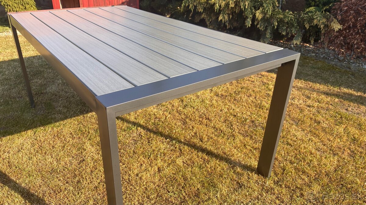 Hliníkový záhradný stôl 176x90 - 3