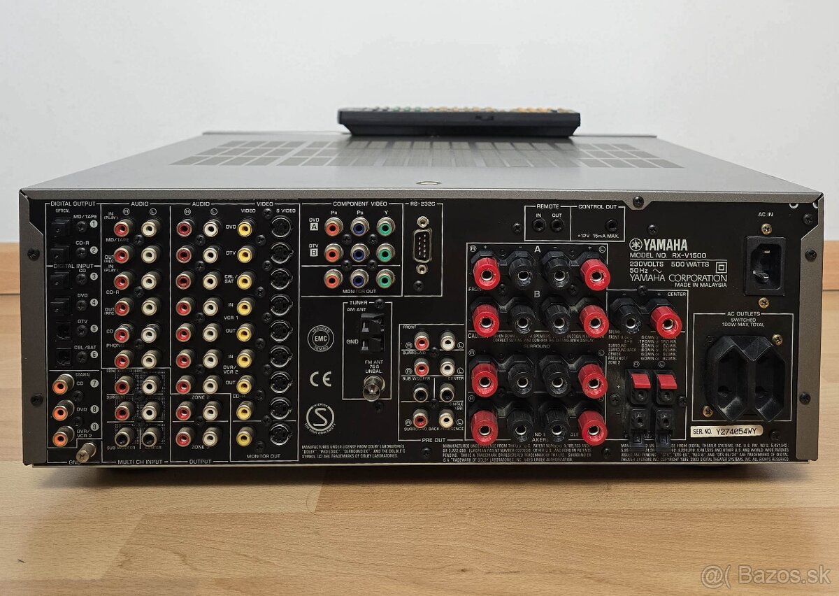 Yamaha RX-V1500 /THX/Phono/optika - 3
