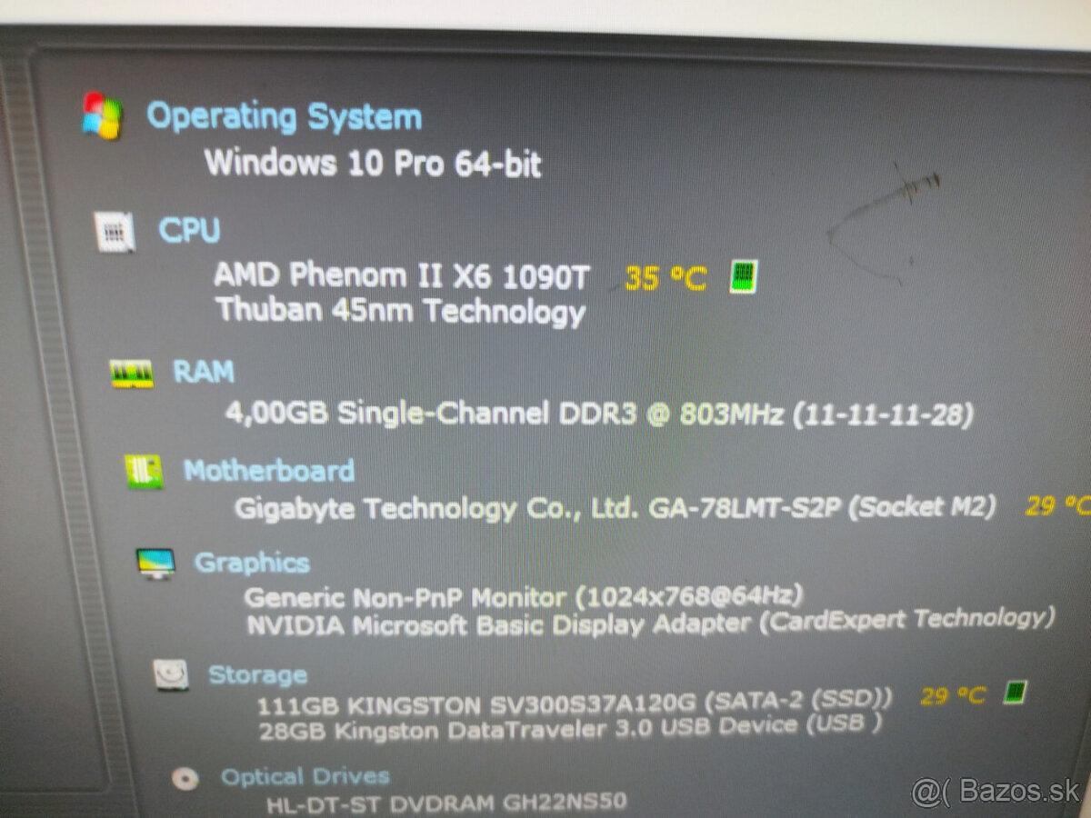 procesor AMD Phenom II X6 1090T socket AM3 - 3