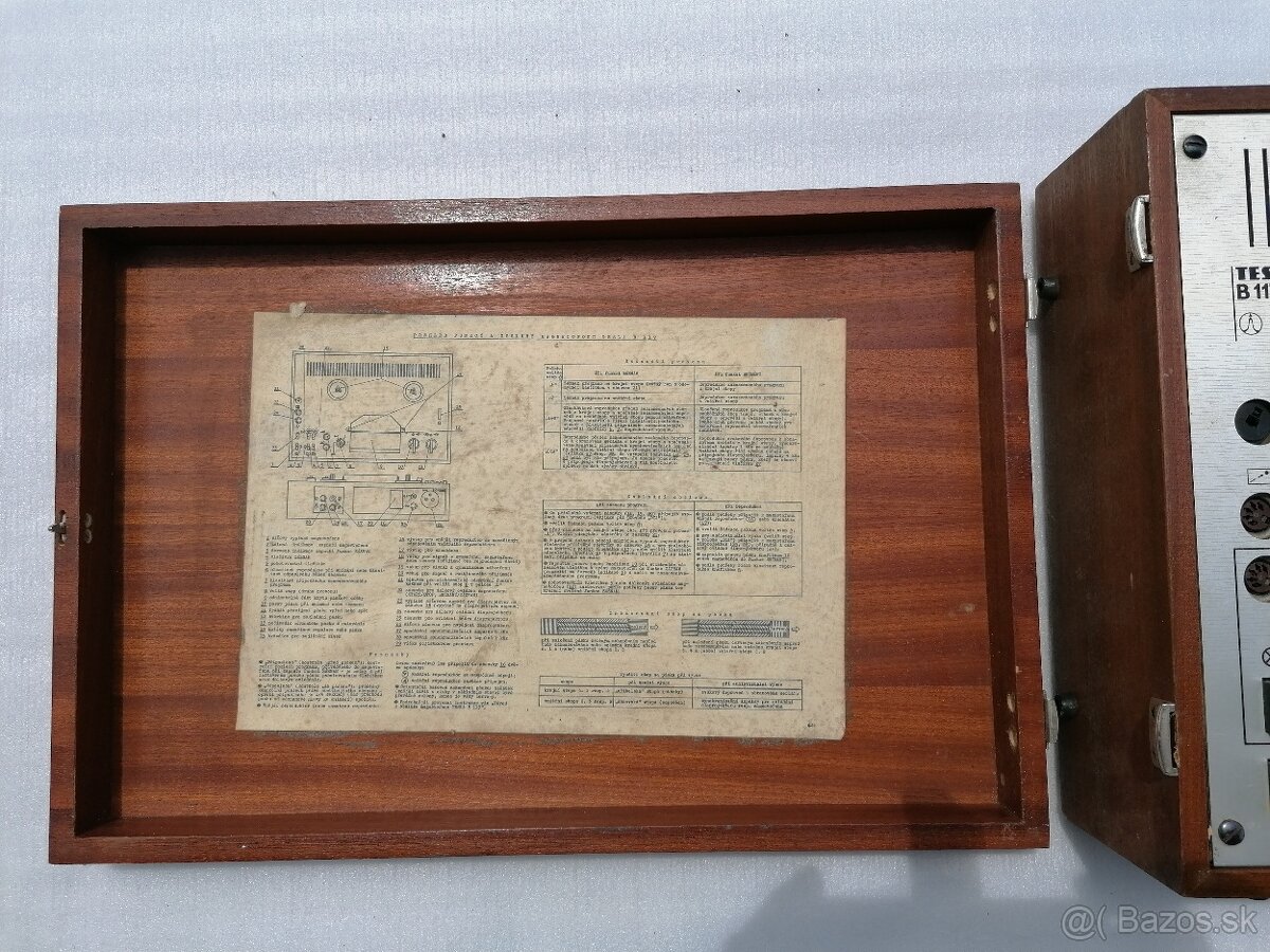 Kotúčový magnetofón TESLA - B 117 (Dia.) - 3