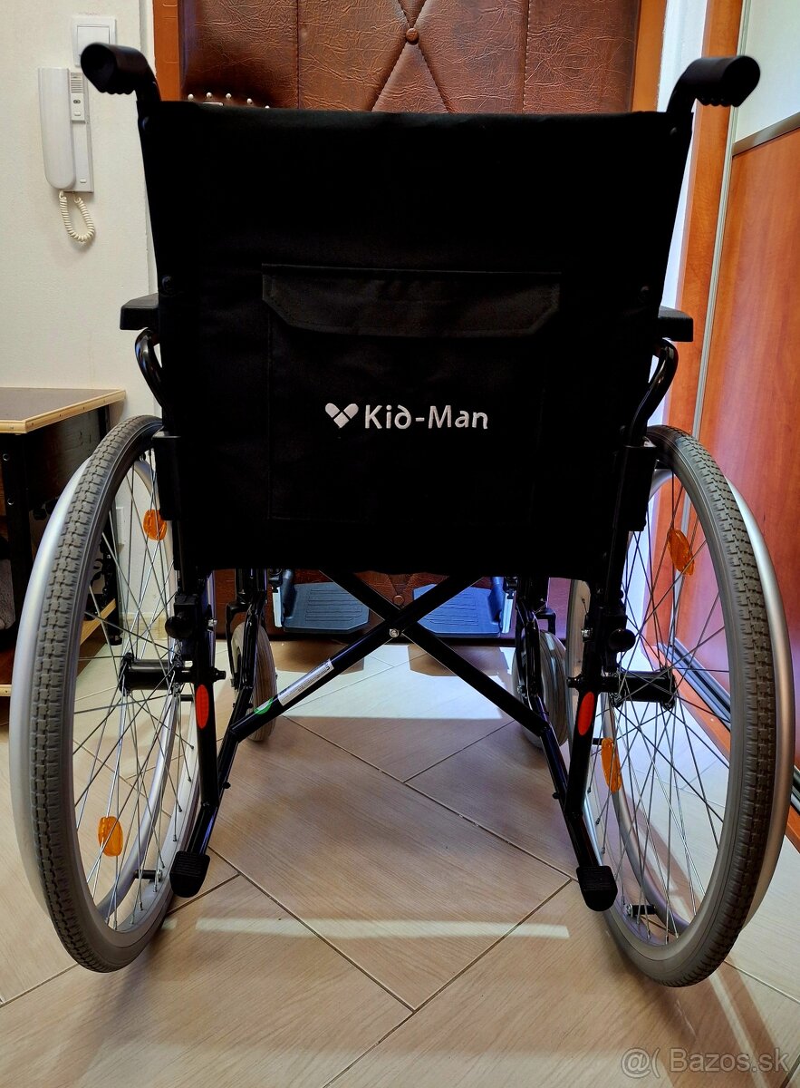 Invalidný vozík SteelMan 48 cm – skladací, v záruke - 3