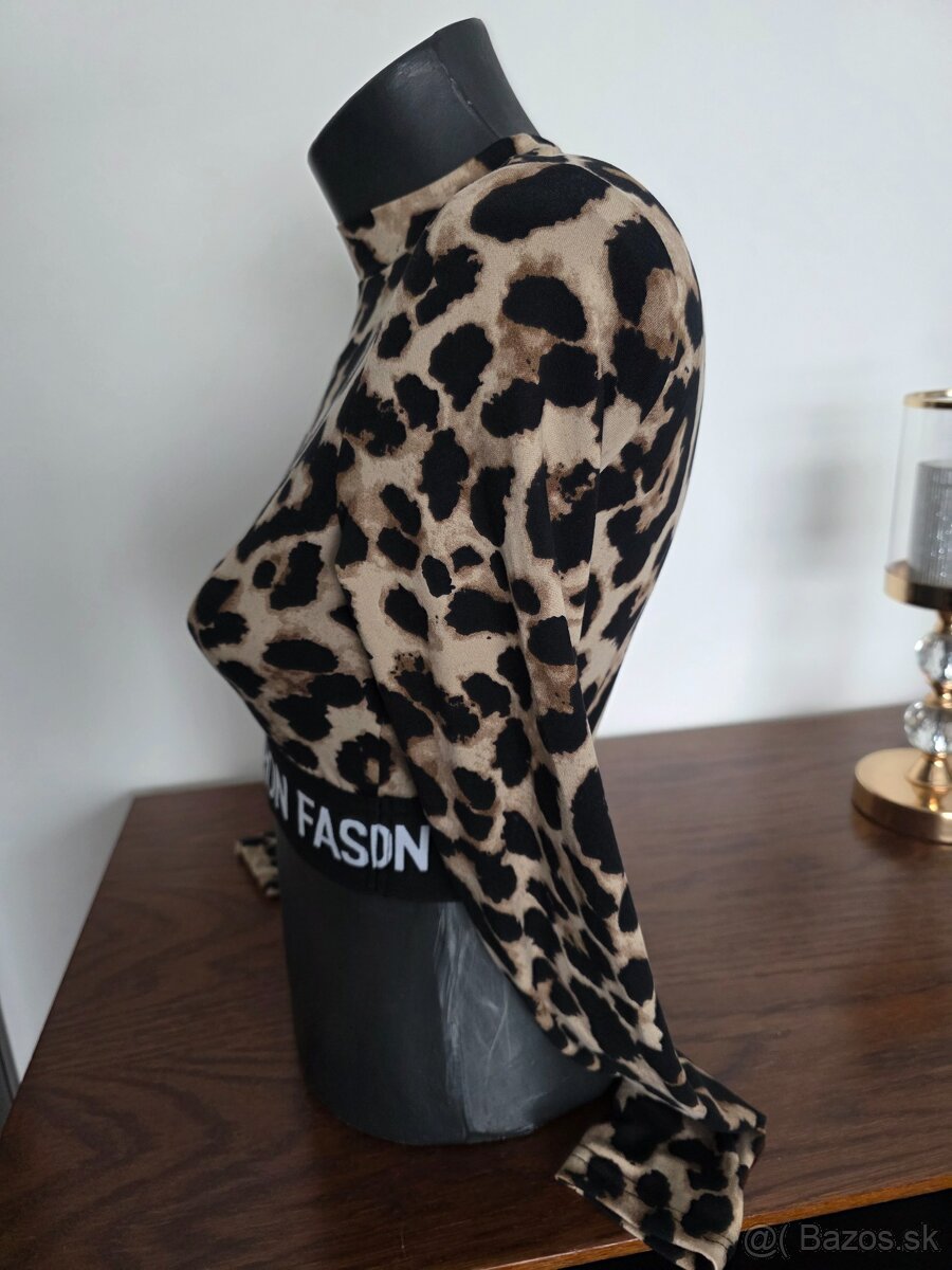 Leopardi crop top - 3