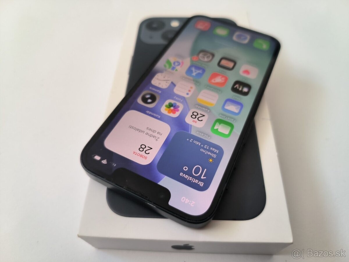 apple iphone 13 mini 128gb Midnight / Batéria 100% - 3