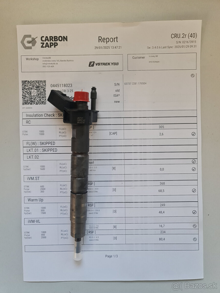 Predám vstrekovač BOSCH - 3