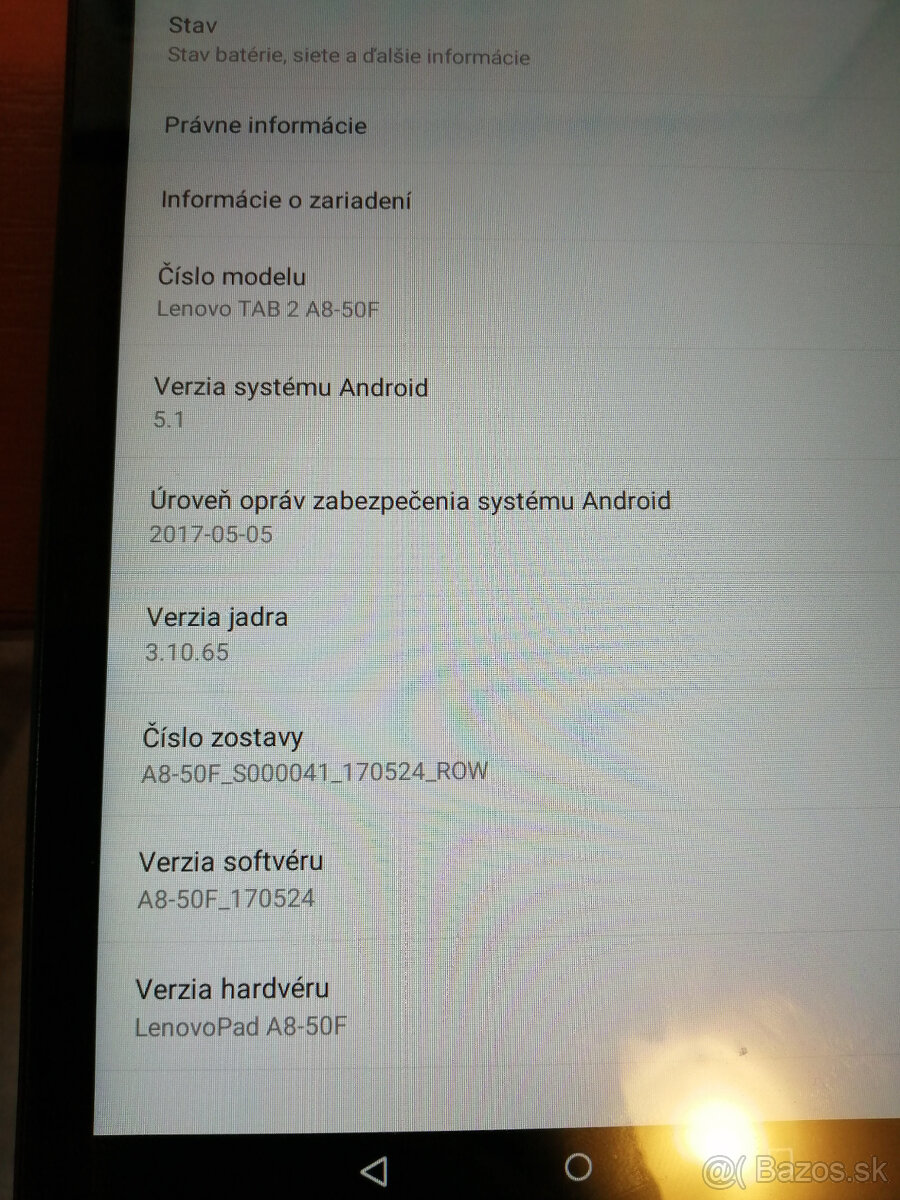 Predám teblet Lenovo TAB 2-A8-50F - 3