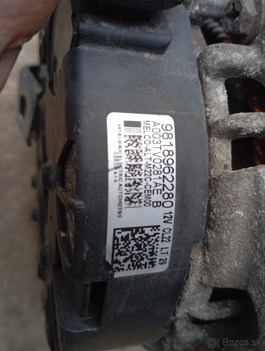 Alternátor Peugeot Citroen 9818962280 - 3