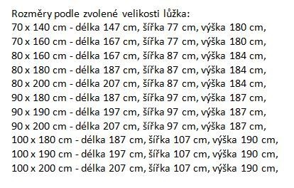 Domčeková postel 80 x 160 cm. - 3