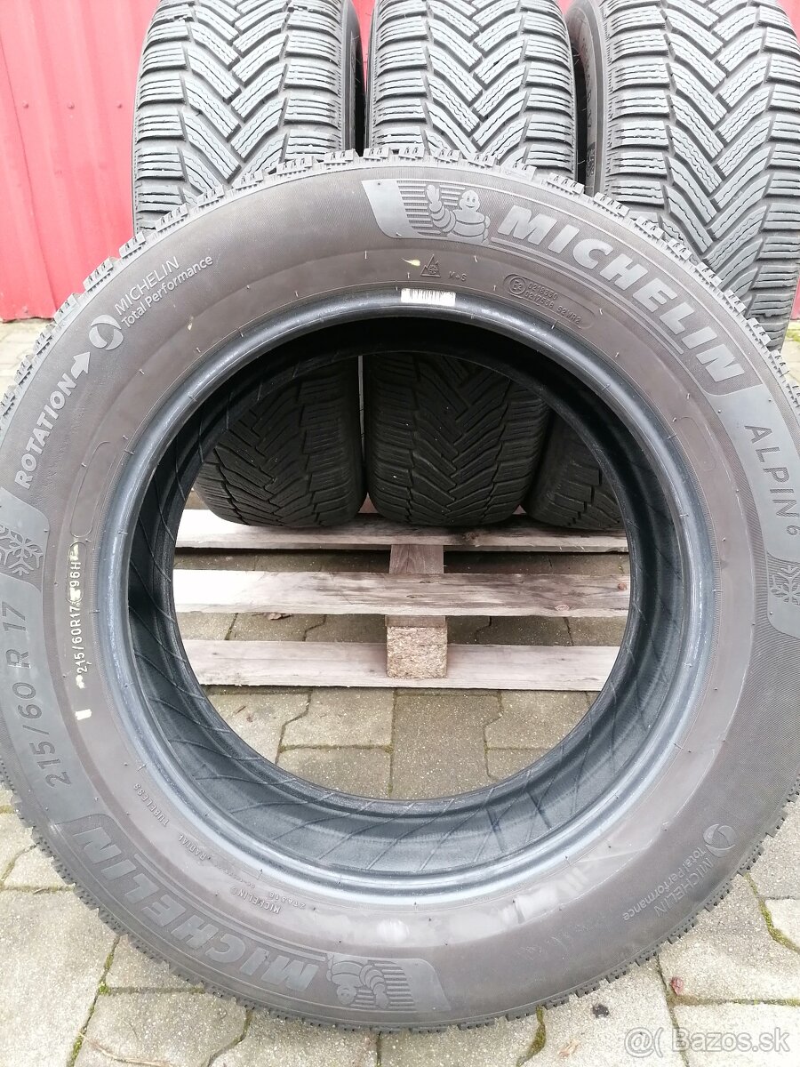Zimne 215/60R17 Michelin a Continental sady - 3