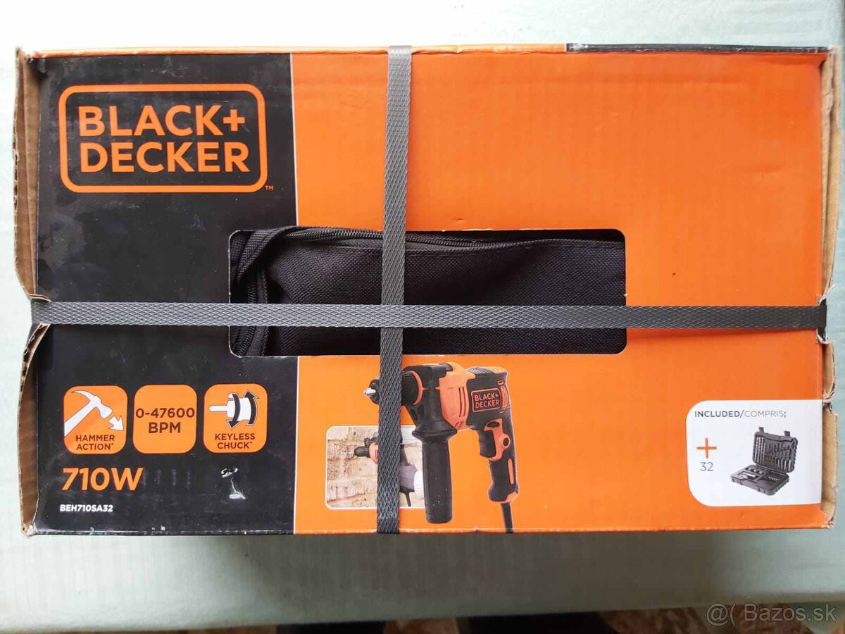 predam novu vrtacku Black&Decker BEH710SA32 710W - 3