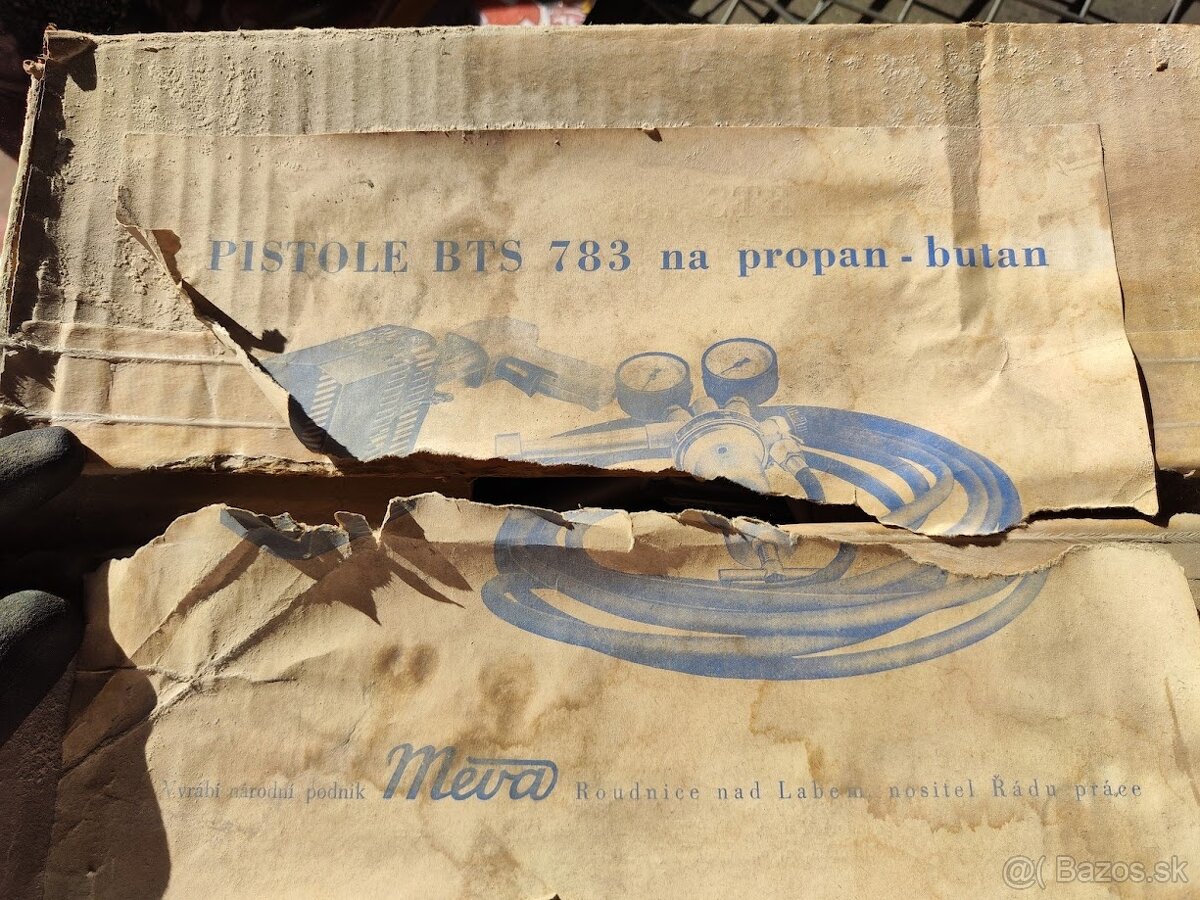 Pistoľ BTS 783 a letlampa kovopodnik - 3