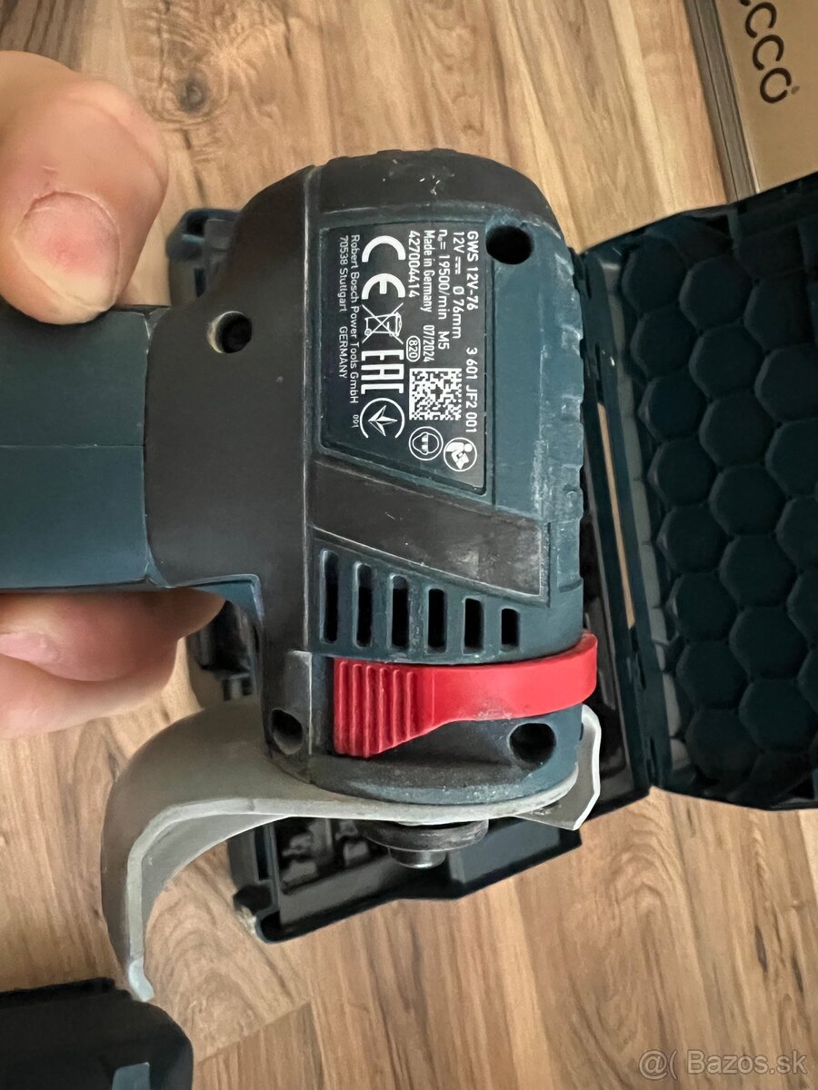 Bosch GWS - 12V-76 mini brúska. - 3