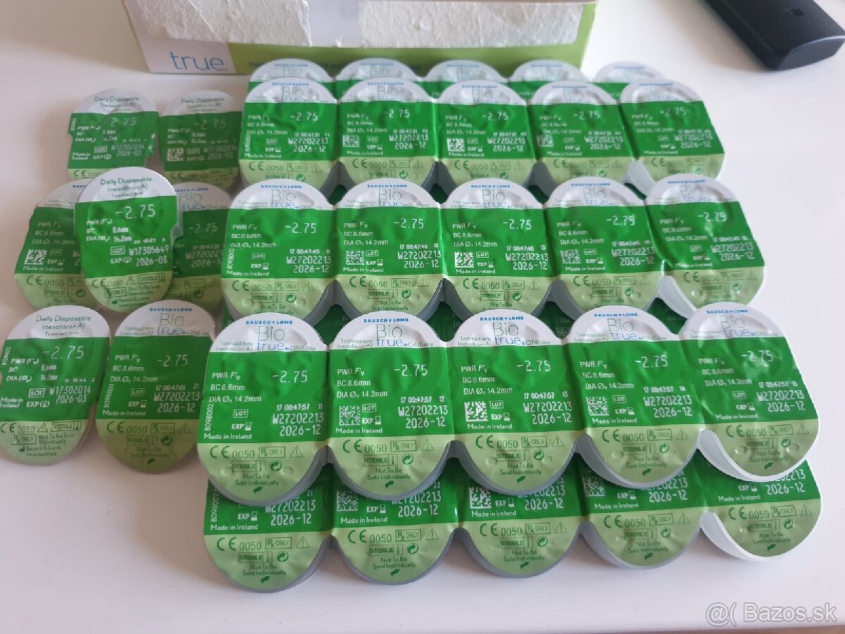 Kontaktné šošovky -2.75 - 3