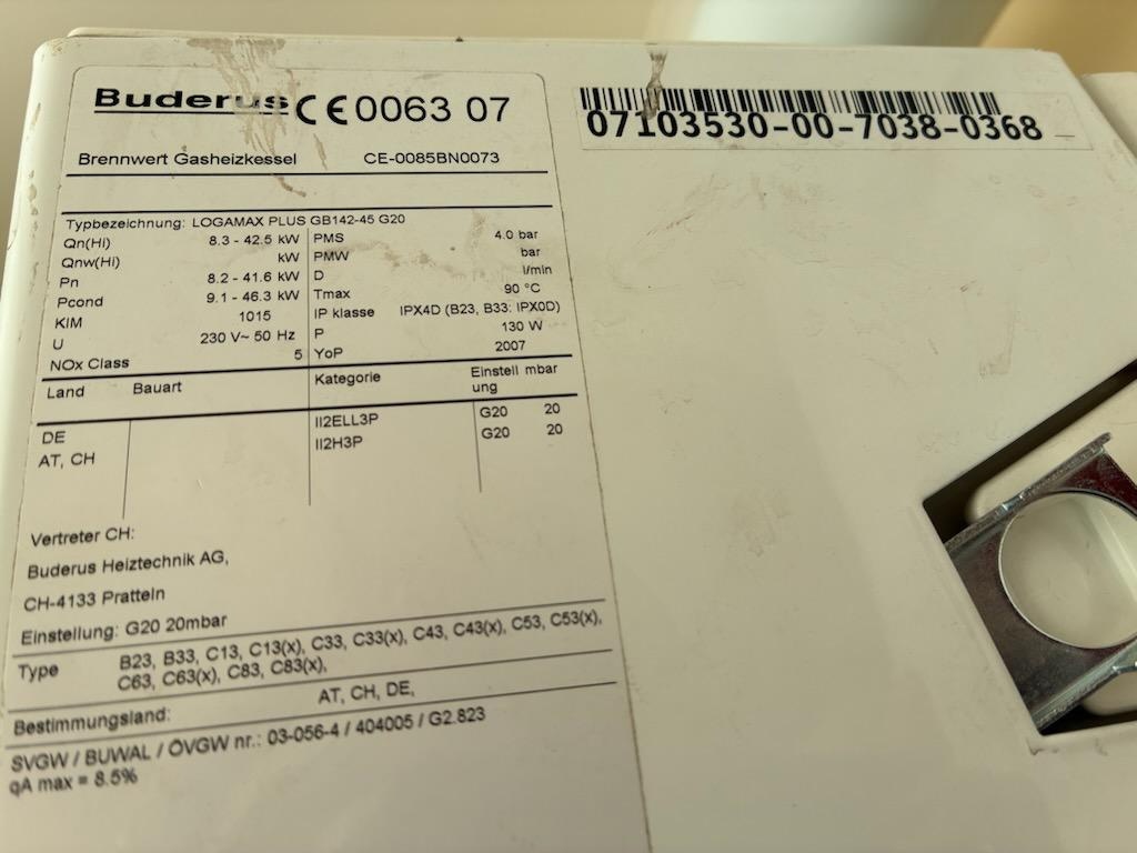 Kotol plynový Buderus - 3