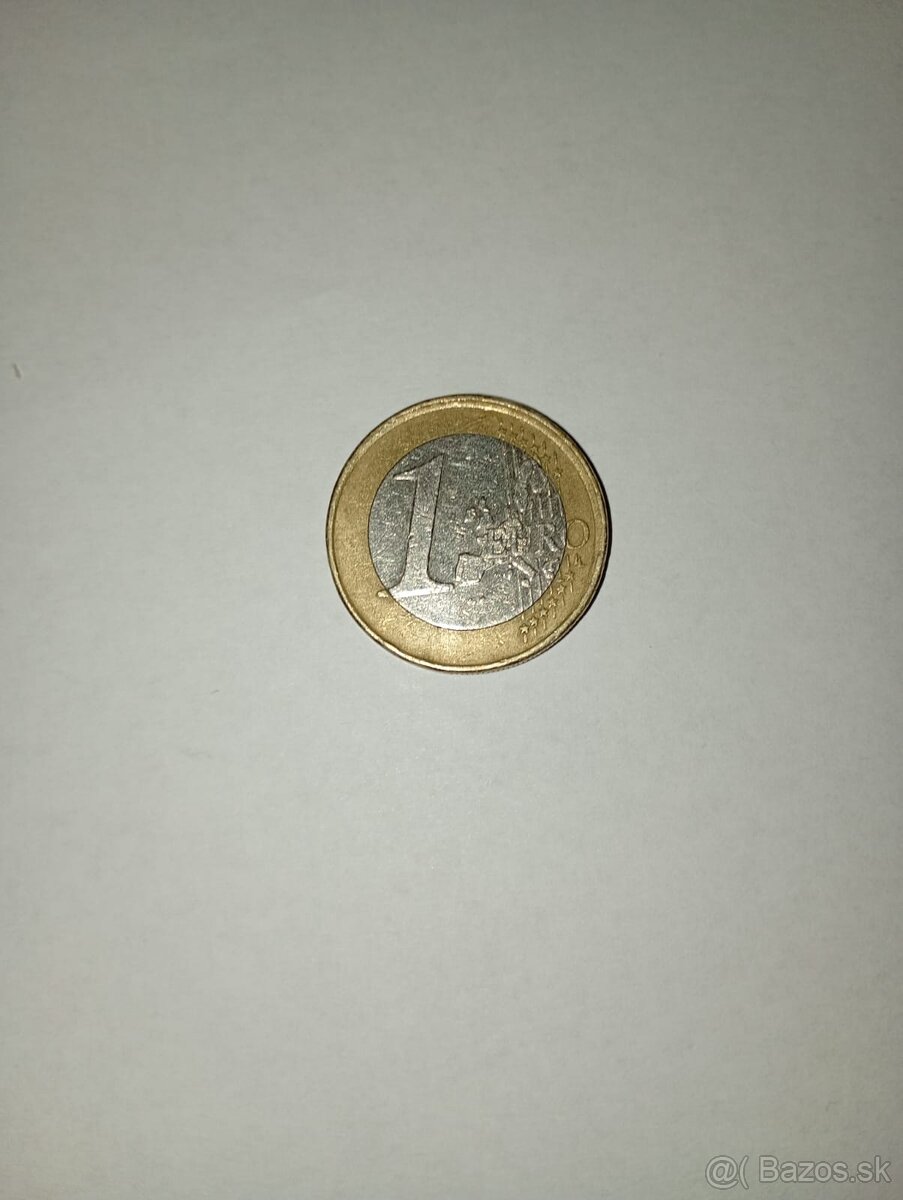 Jednoeurová minca - kráľovná beatrix 2000 - 3