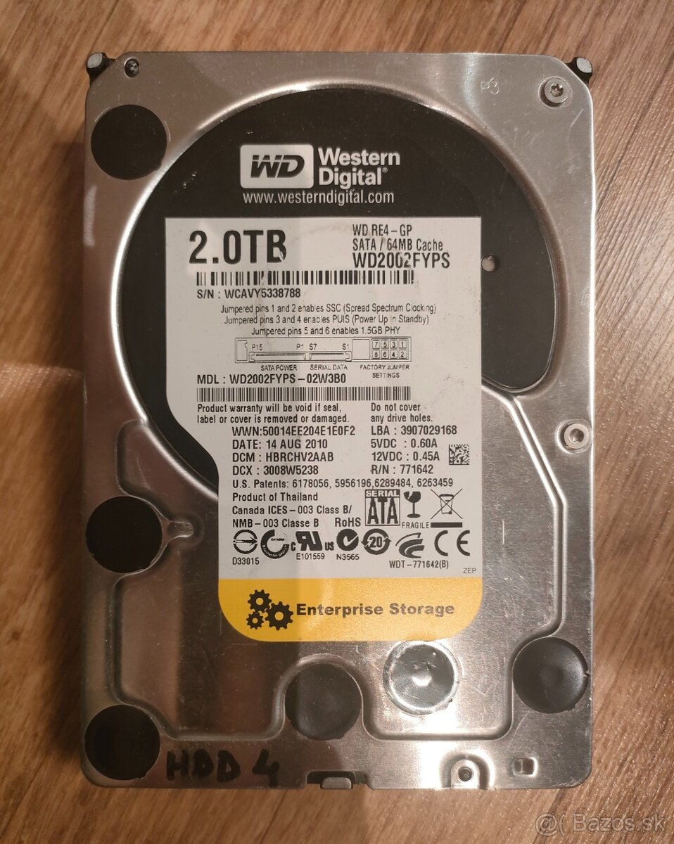 Hard disk Western Digital 2TB - 3