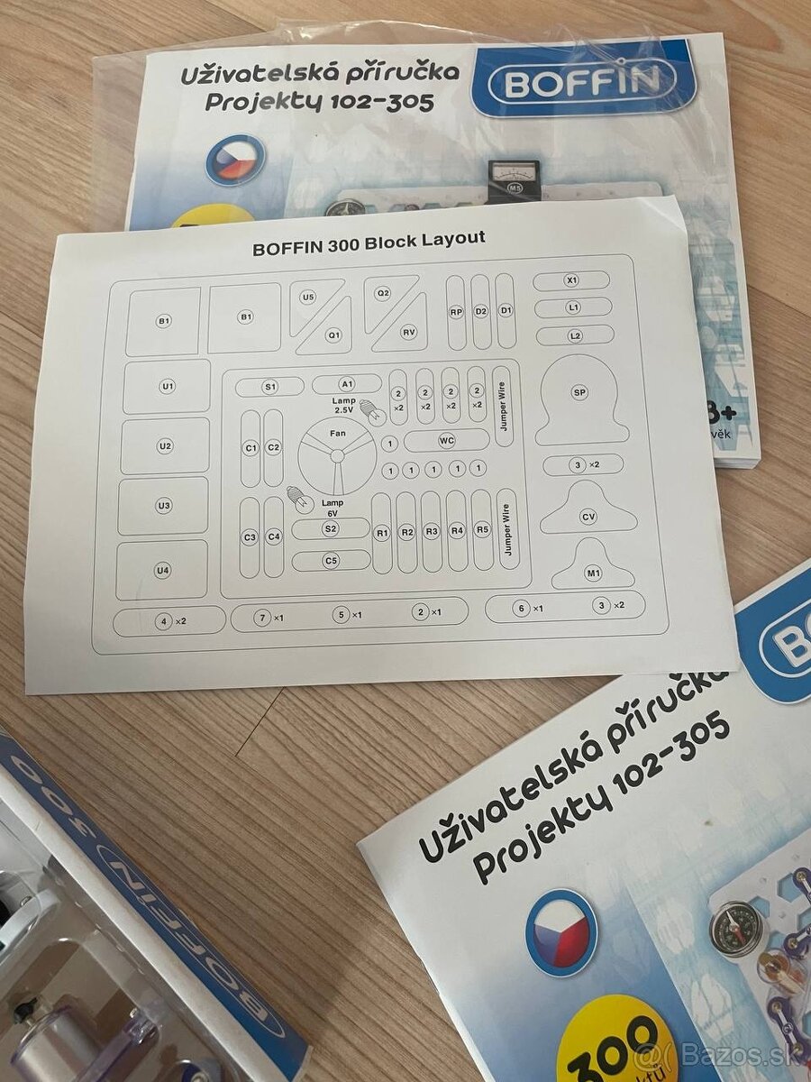 Boffin elektrická stavebnica , lego hračka - 3