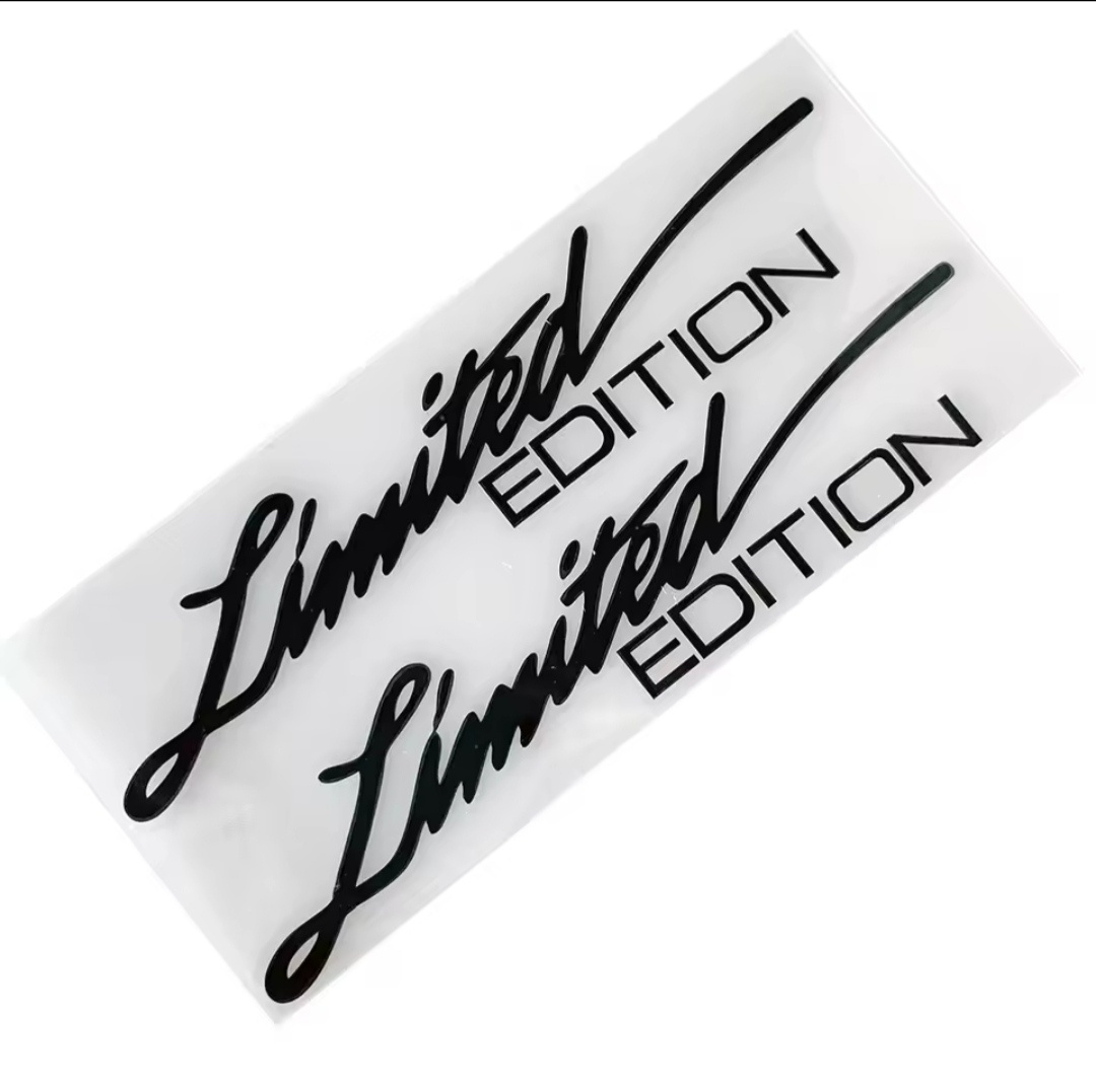 Nové čierne nálepky Limited Edition - 3