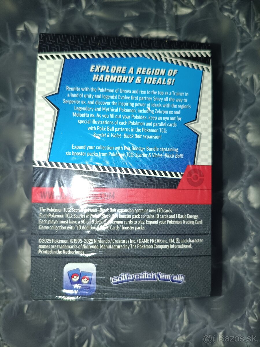 Pokemon Black Bolt Booster Bundle - 3