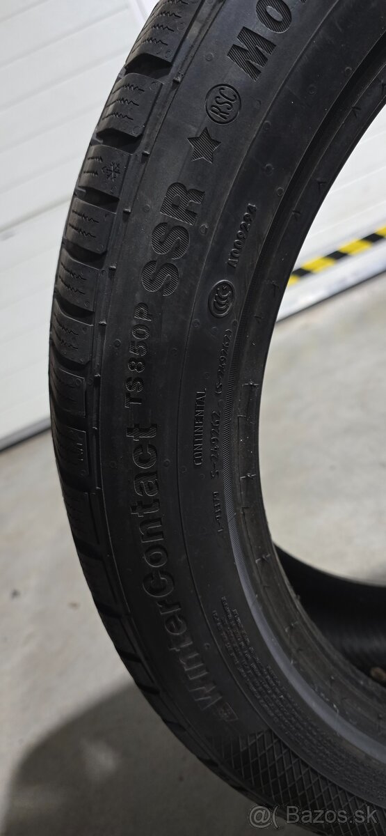 Predam 4x zimne runflat bmw conti pneu 245/45 R18 V XL SSR - 3