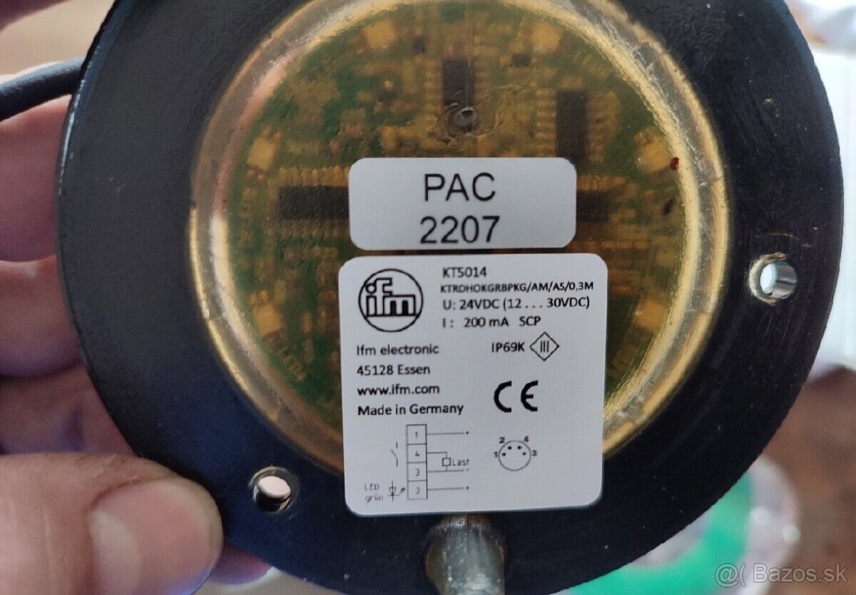 kapacitný senzor (dotykový senzor) IP67 NEPOUŽITÝ - 3