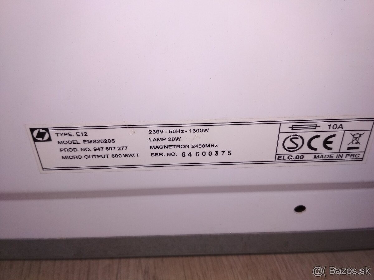 Mikrovlnka Electrolux EMS2020 - 3