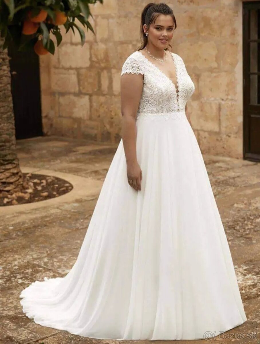 Jednoduché svadobné šaty - 3
