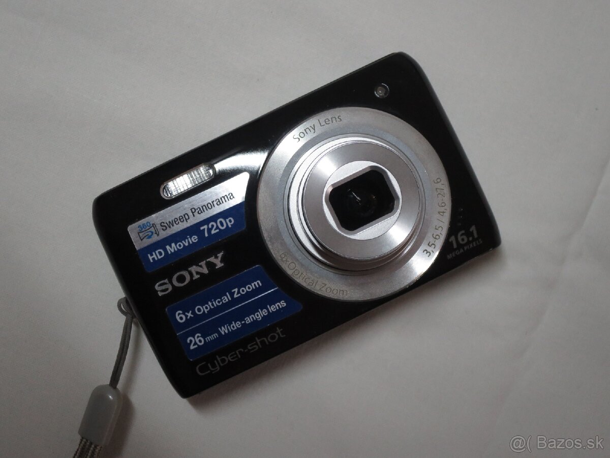 Digitálny fotoaparát Sony cyber shot dsc w670 - 3