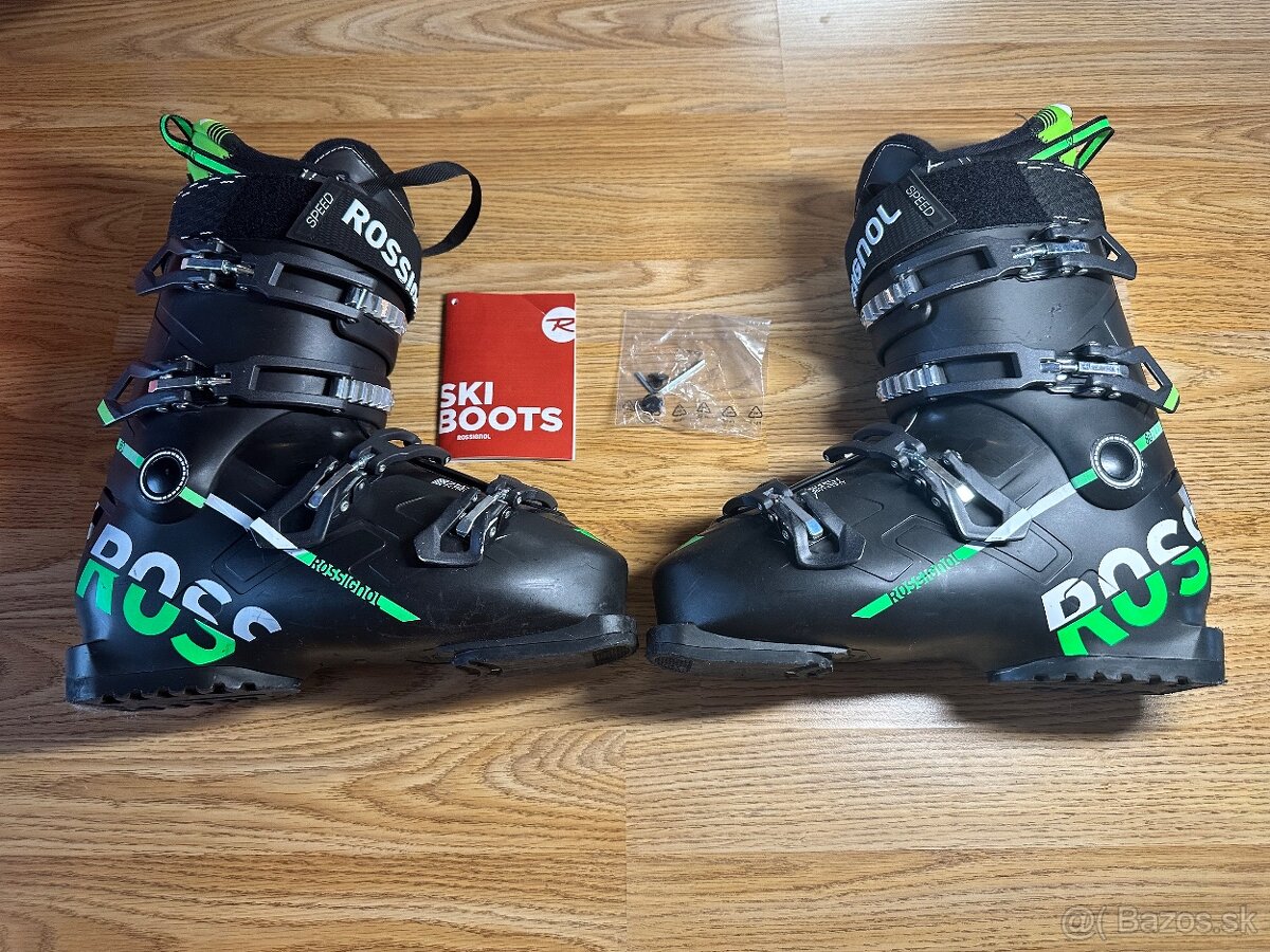Lyžiarky Rossignol speed 80 BLACK GREEN veľkosť 41 - 3