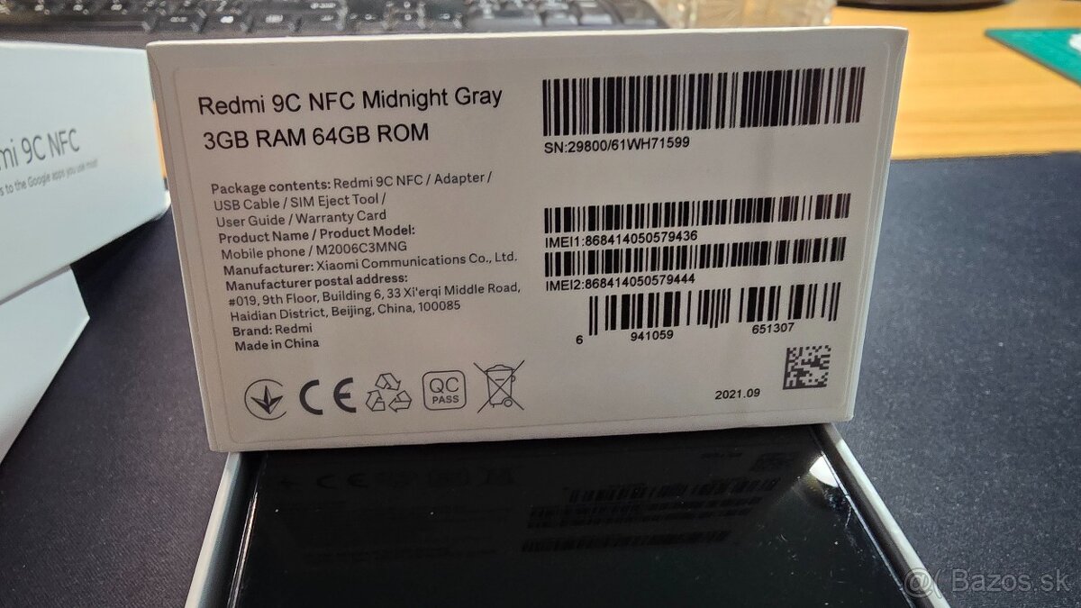 Predam Xiaomi 9C NFC 64GB, Xiaomi 9A sky blue 32GB - 3