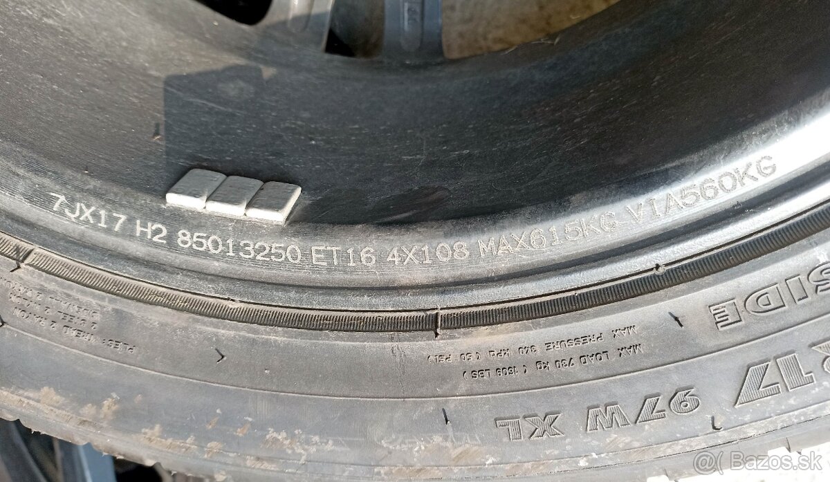 Disky OZ Adrenalina 7x17 ET16 4x108