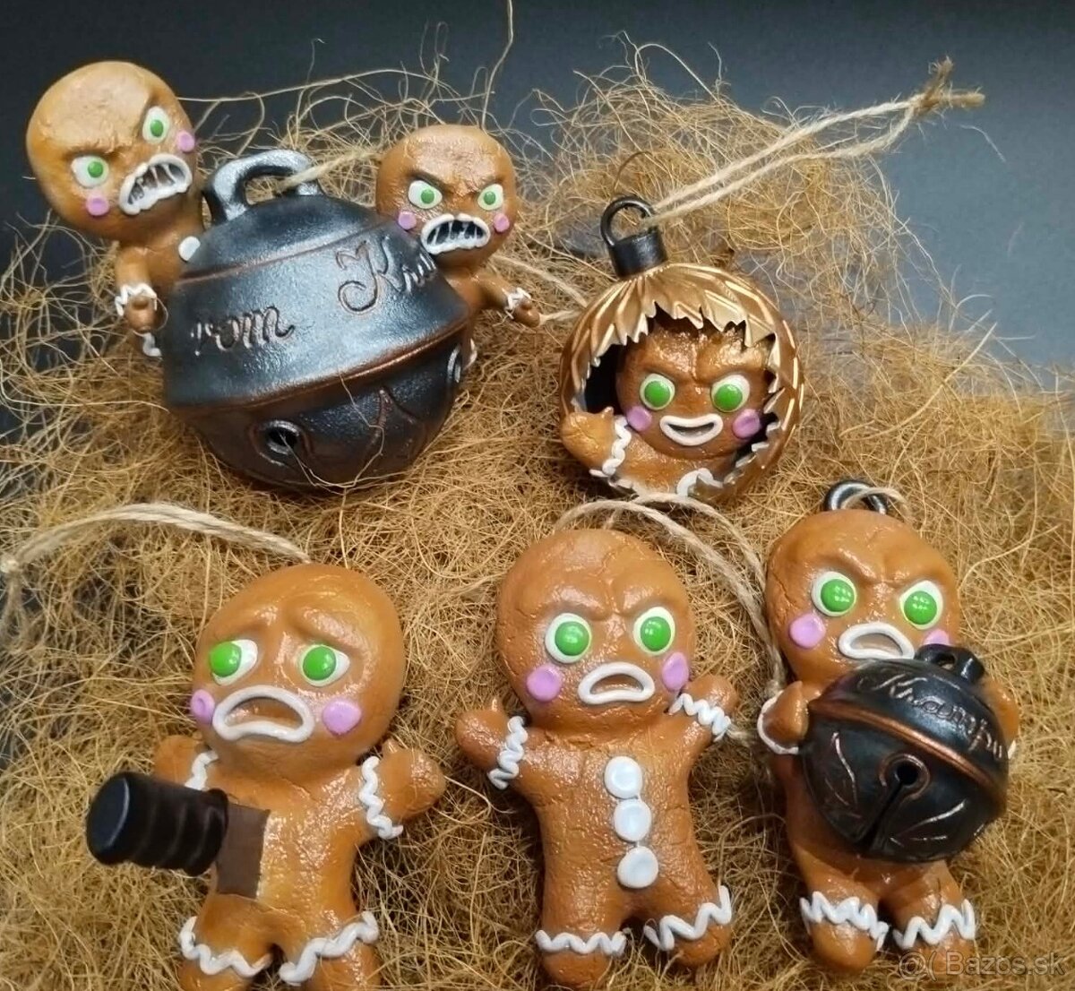 Krampus :Sada ozdôb - 3