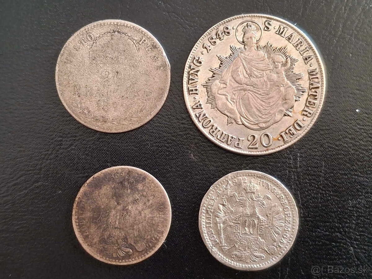 Strieborné mince RU a Rakúsko - 3