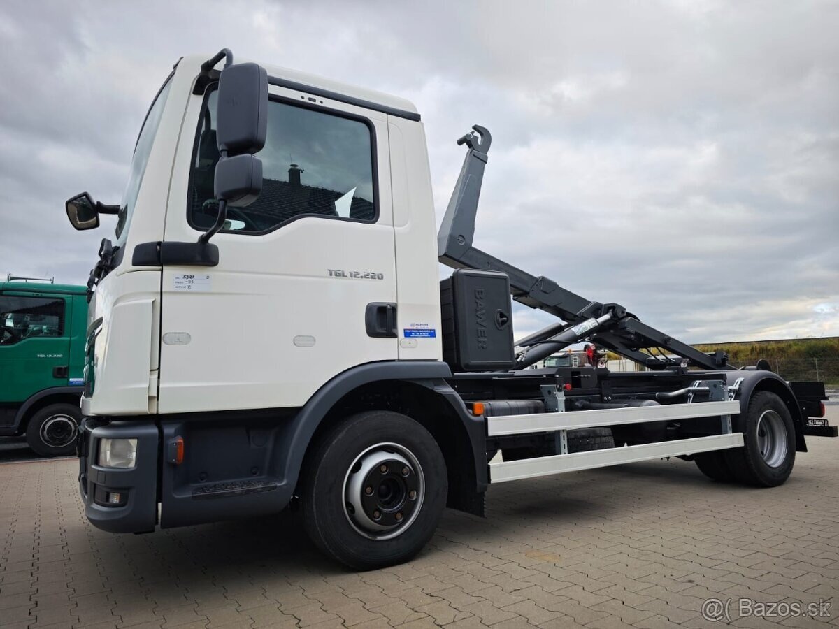 MAN TGL 12.220, NOVÝ 8t hákový nosič - 3