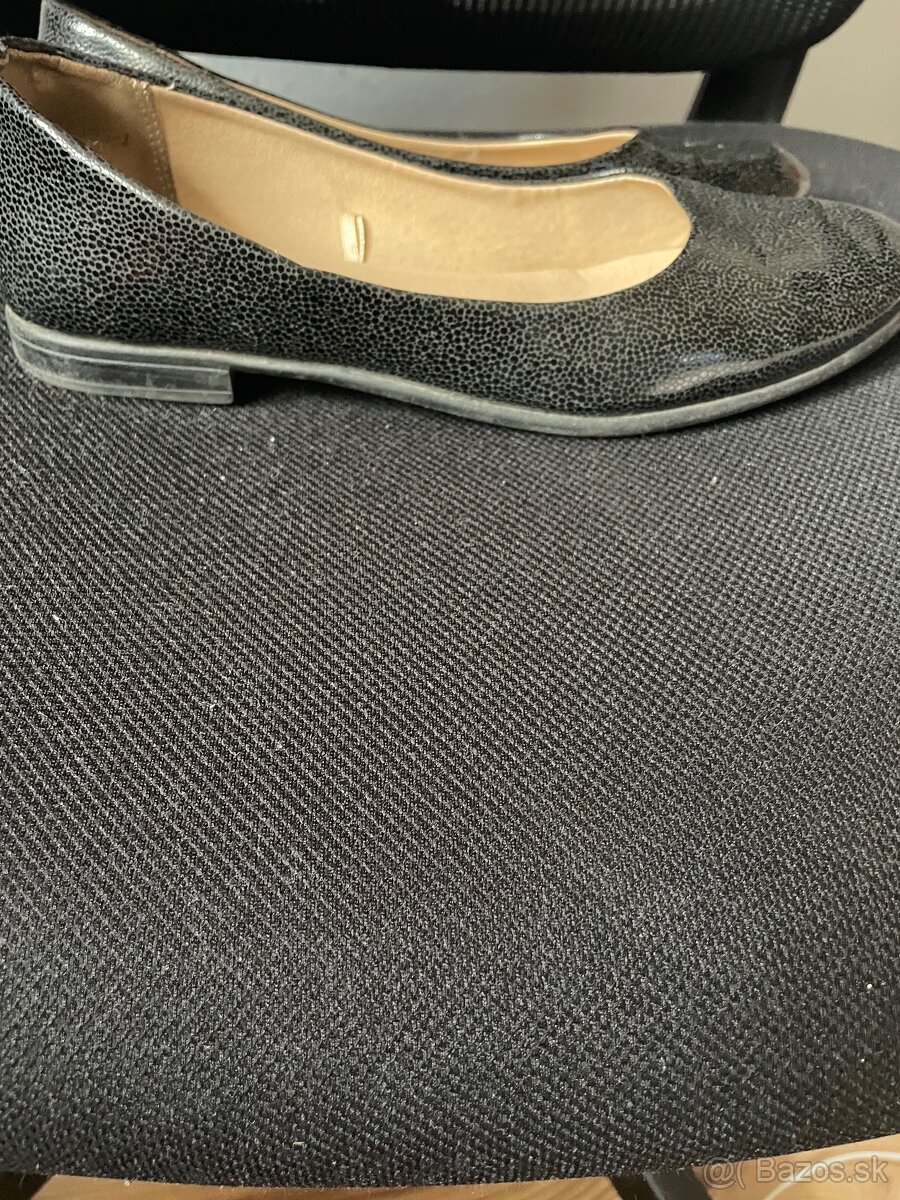 Damske čierne balerínky - 3
