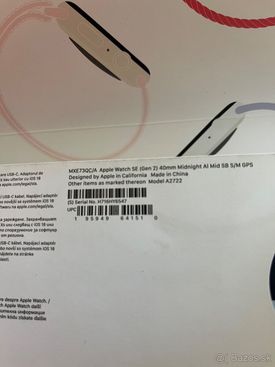 Apple Watch SE (Gén 2)40 mm Midnight - 3