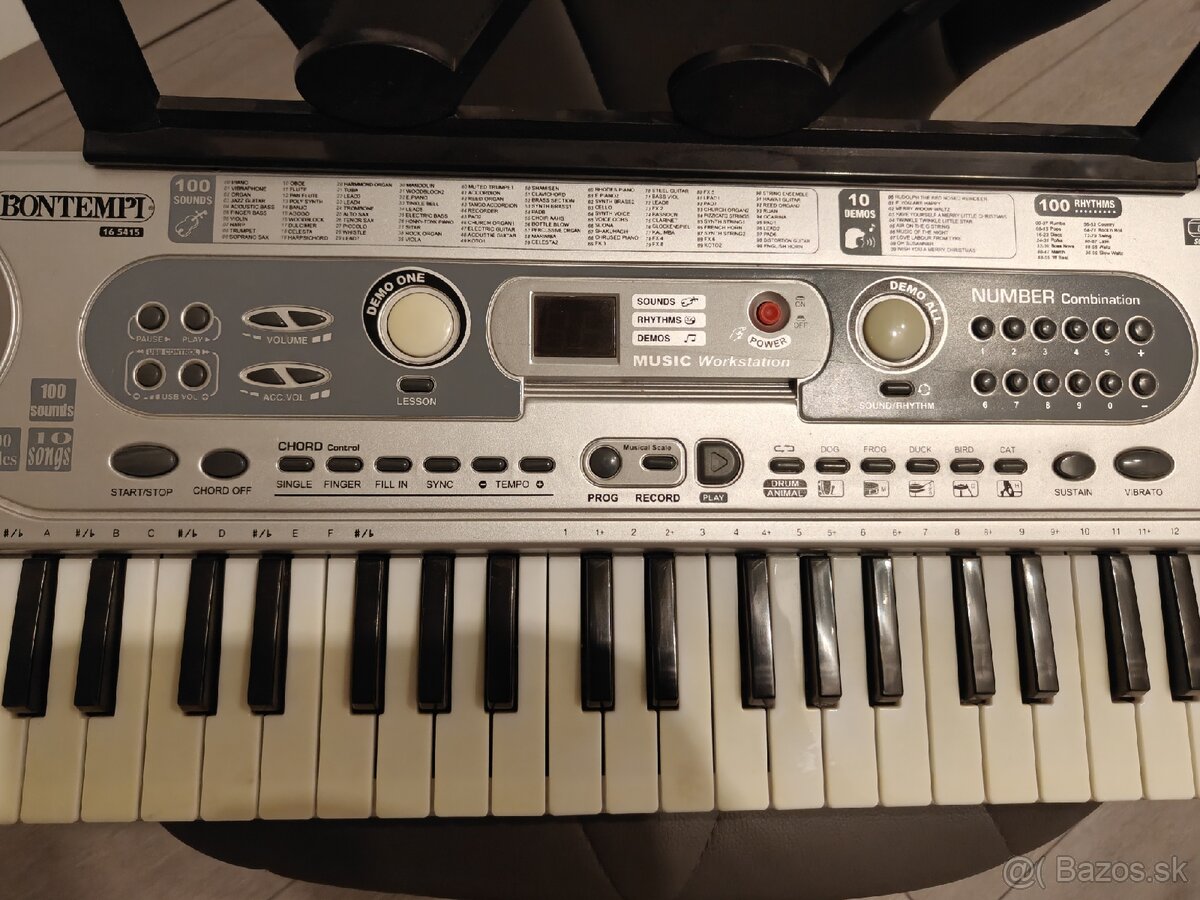 Elektrický keyboard nepoužívaný - 3