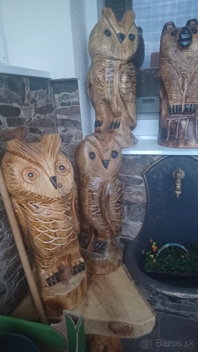 Drevorezby celoročne dekorácie nielen na jesen - 3