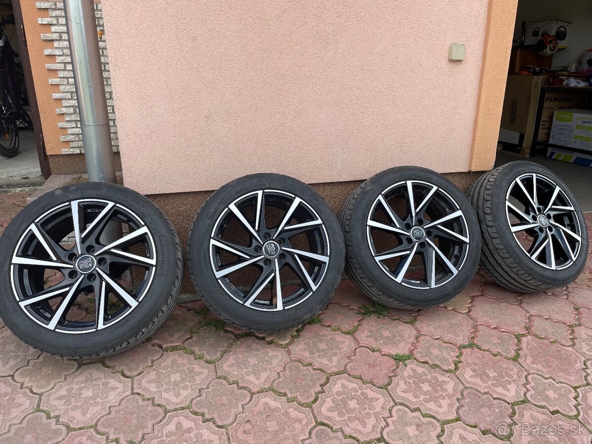 Na predaj hliníkové disky značky MSW 8x18 5x112 ET39 - 3