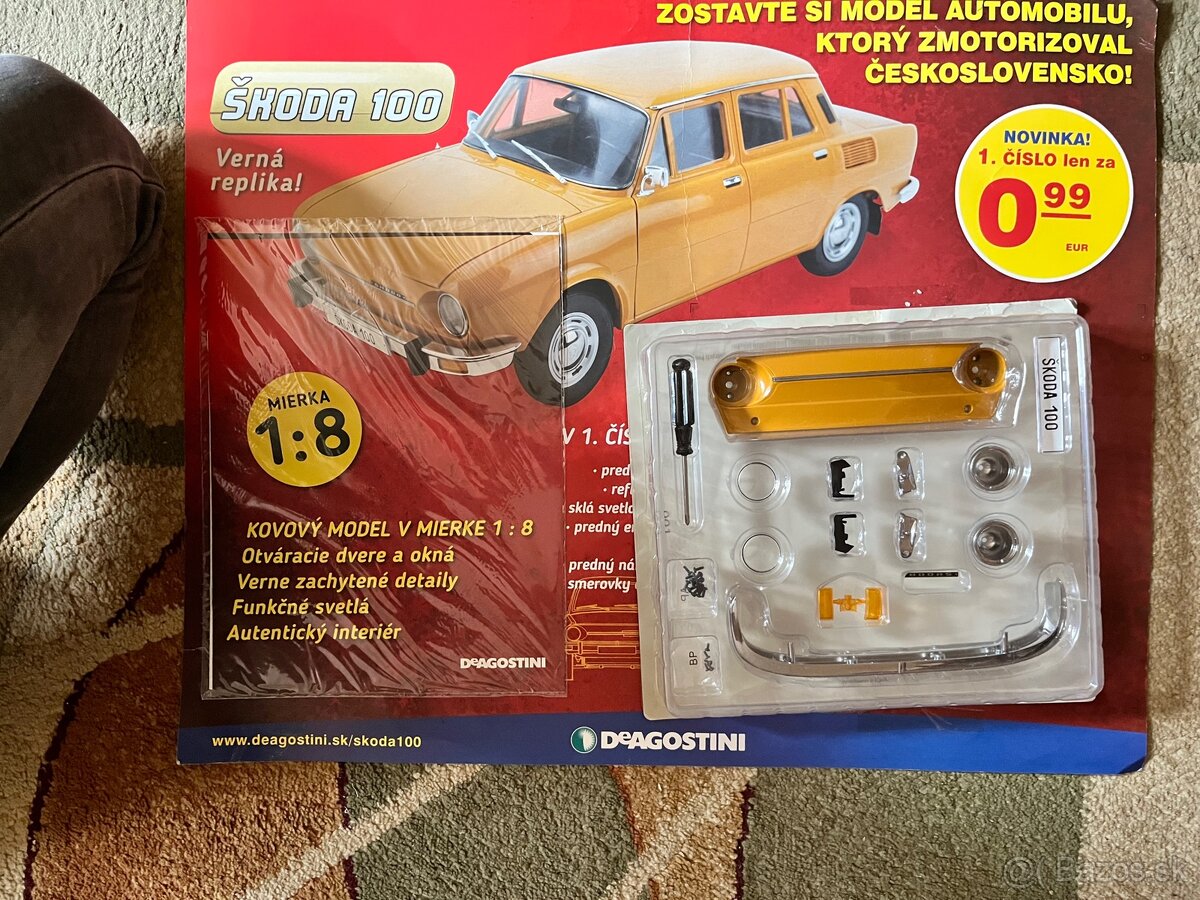 Škoda 100 1:8 diely DeAgostini - 3