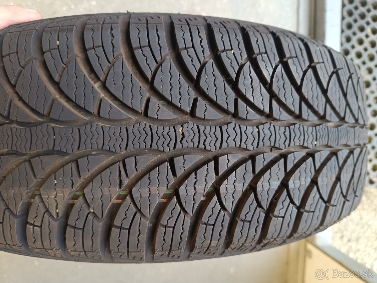 Plechové disky 5x100 R15 + zimné pneumatiky 185/55 R15 - 3