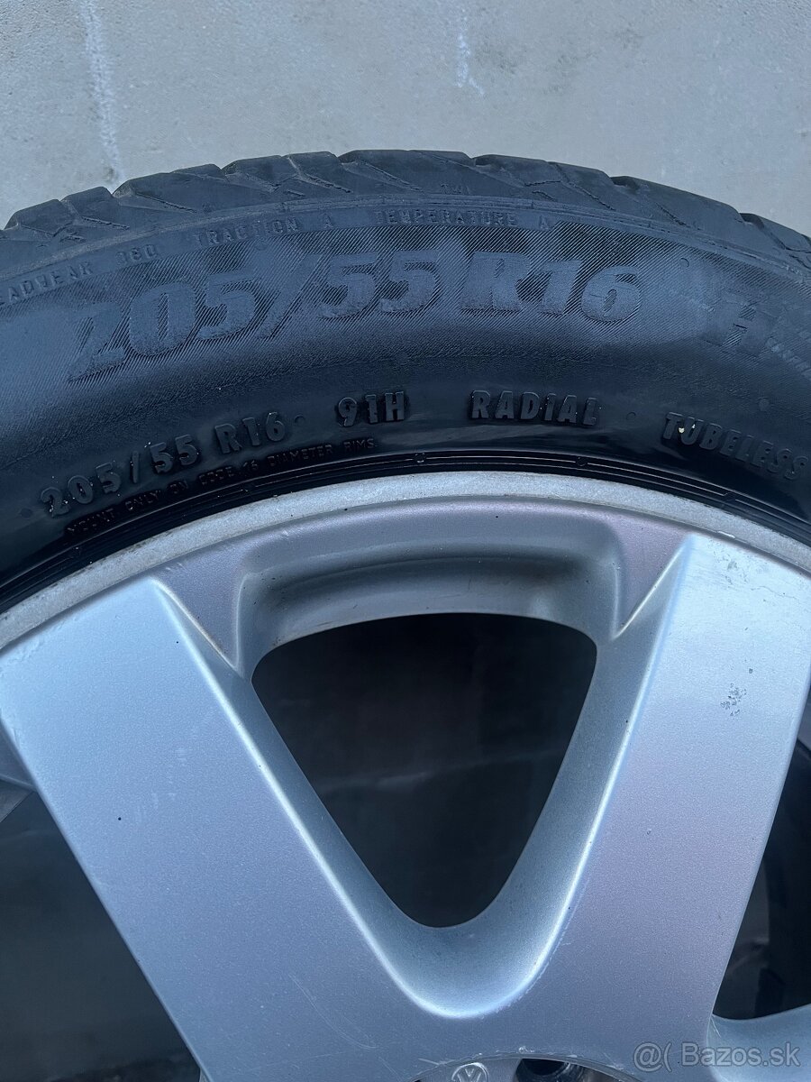 Disky s letnými pneumatikami 205/55 R16 – 5x100 - 3