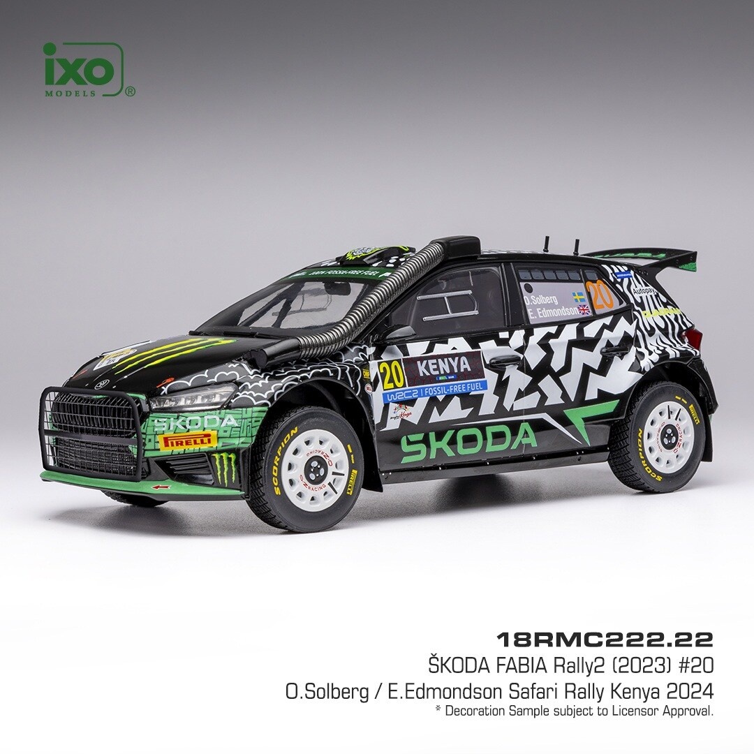 Modely Škoda Fabia Rally2 1:18 IXO - 3