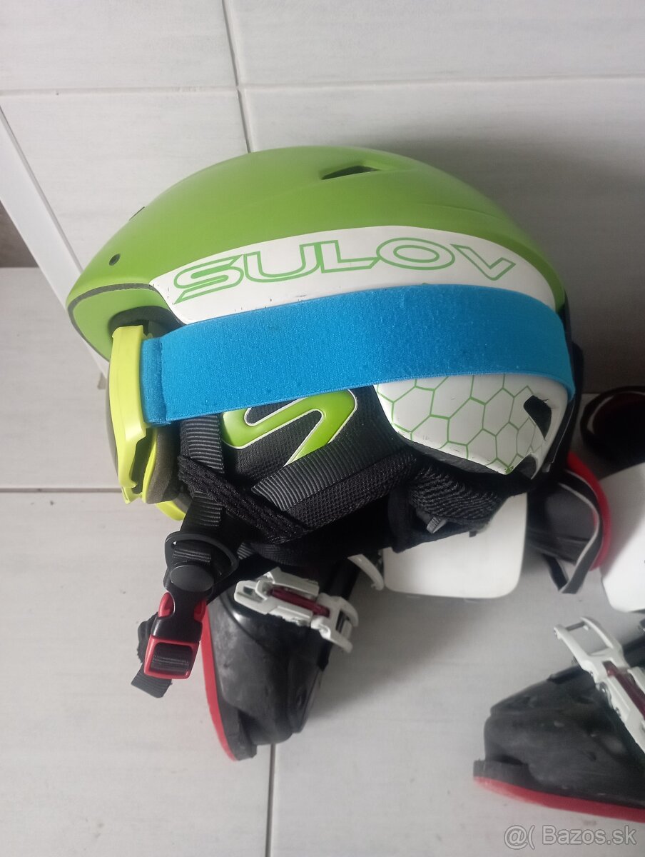 Lyžiarky, helma okuliare - 3