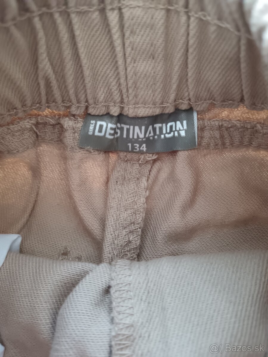 Bledo hnedé dievčenské rifle 134 - 3