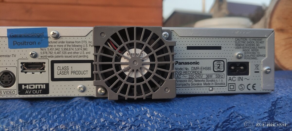 predám DVD HDD rekordér Panasonic DMR EH585 - 3