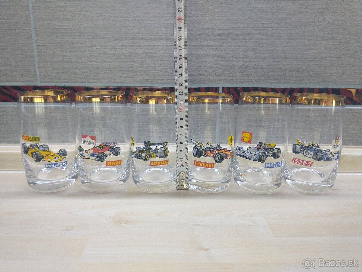 poháre formula, popolník marlboro, becherovka štamperlíky - 3