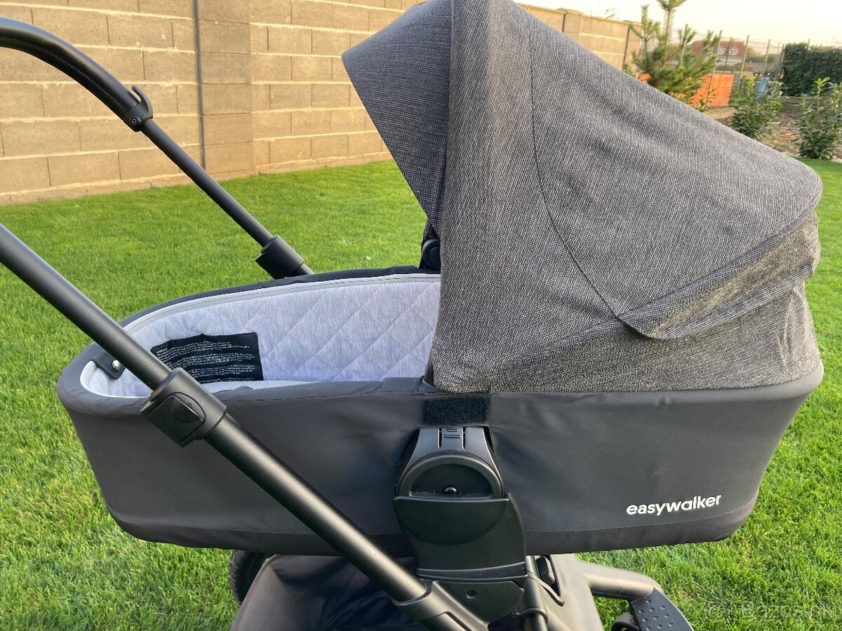 EASYWALKER HARVEY2 KOČÍK + ŠPORTOVÁ ČASŤ NIGHT BLACK - 3