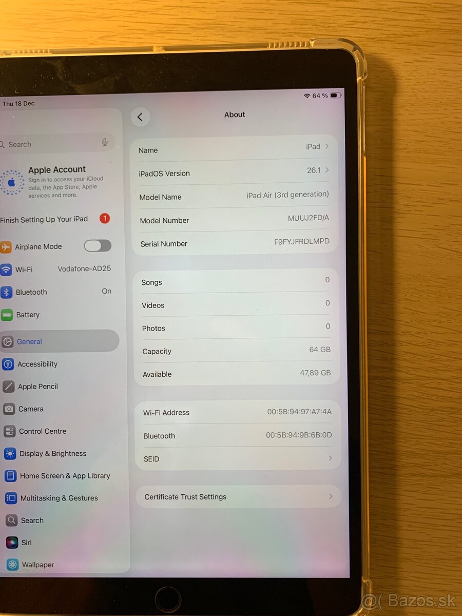 Apple Ipad Air 3 64GB - 3