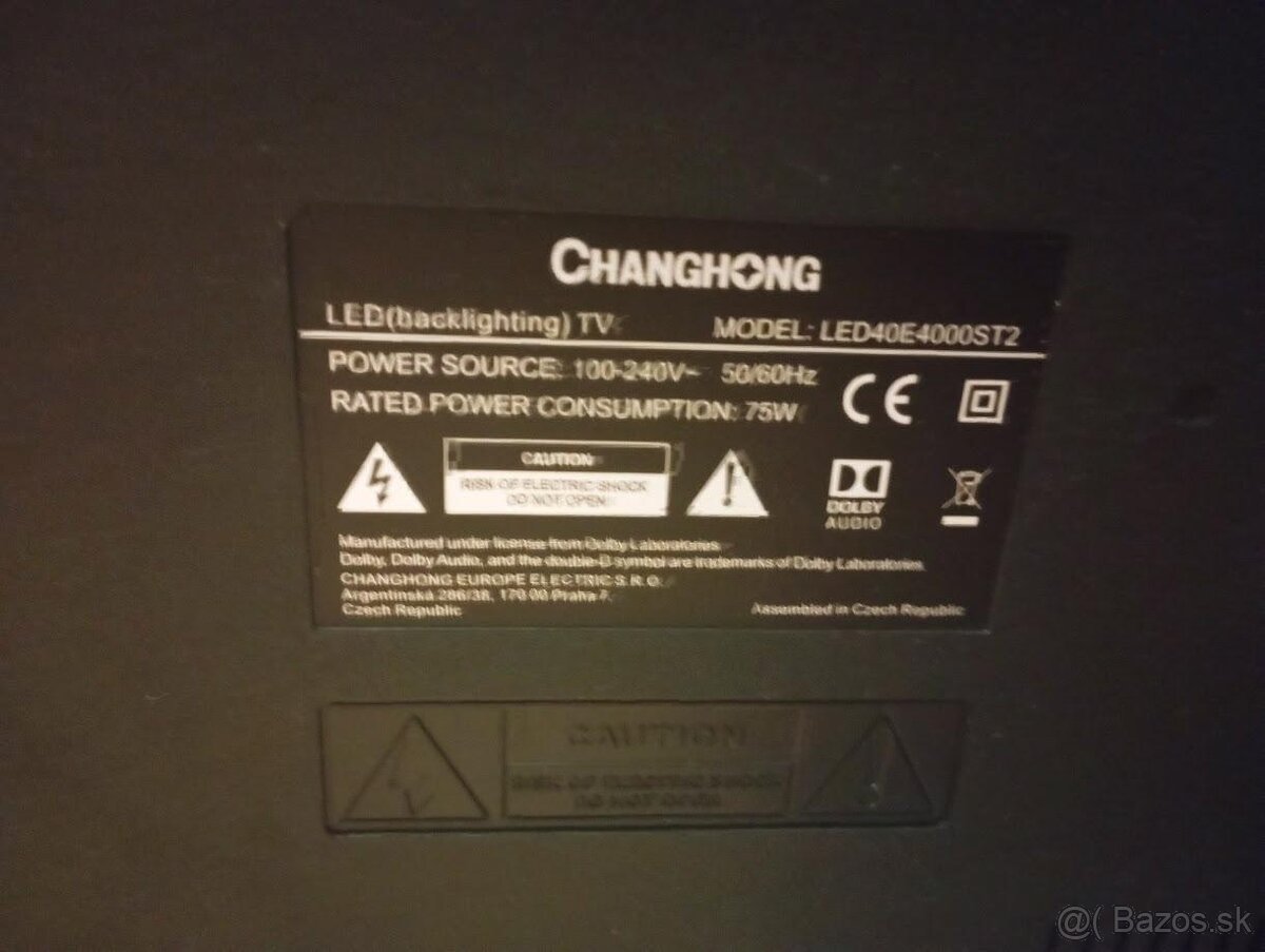 CHANGHONG LED40E4000ST2 - 3