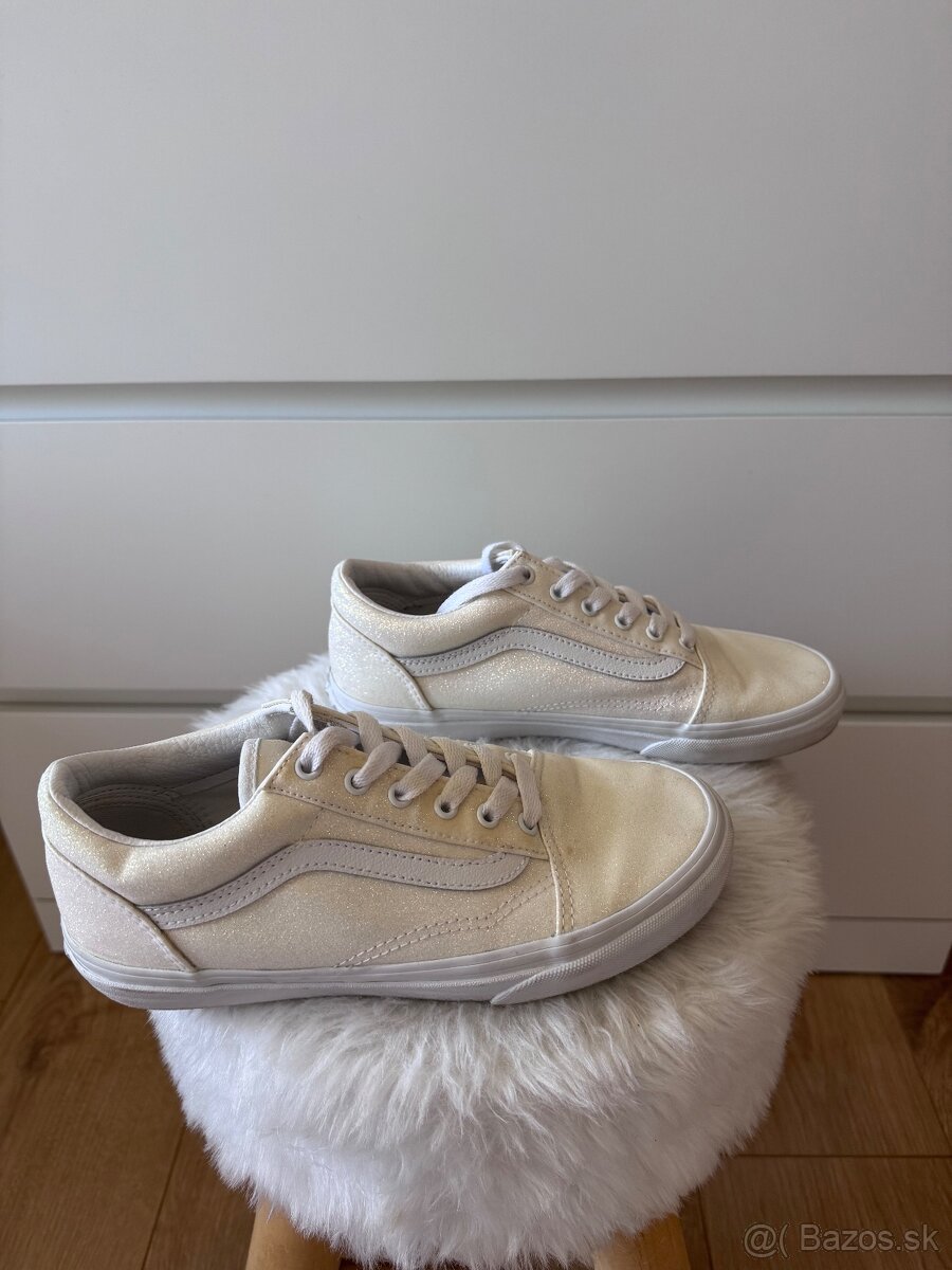 Vans Old Skool Glitter/White - 3